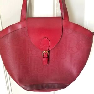 Large Red Dior Bag